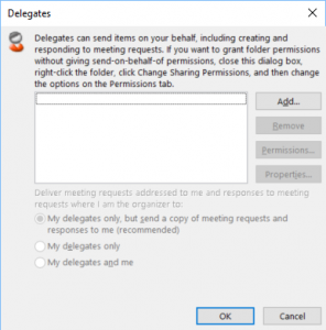 Outlook Delegation Wizard