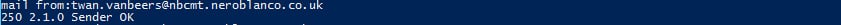 Exchange SMTP MAIL