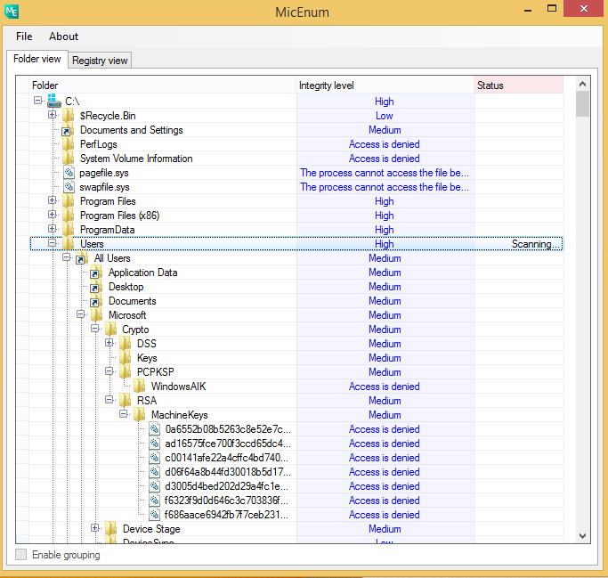 Mic Enum