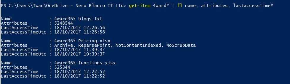OneDrive PowerShell