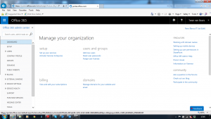 Office 365 Dashboard