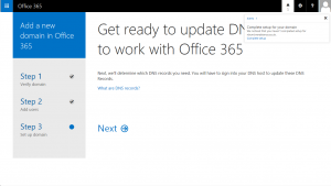 Office 365 Additional DNS