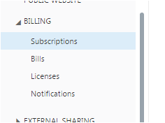 Subscriptions