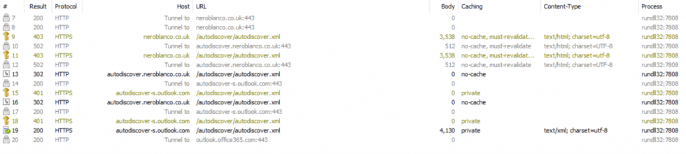 Fiddler Trace for Office 365