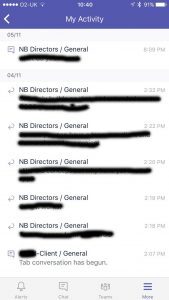Mobile Teams Client