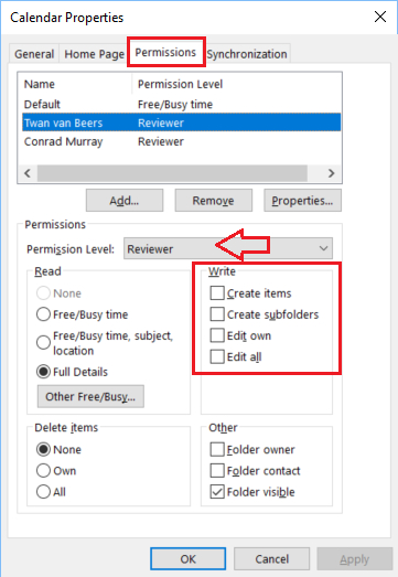 Outlook Personal Mailbox Delegation Wizard ins and outs