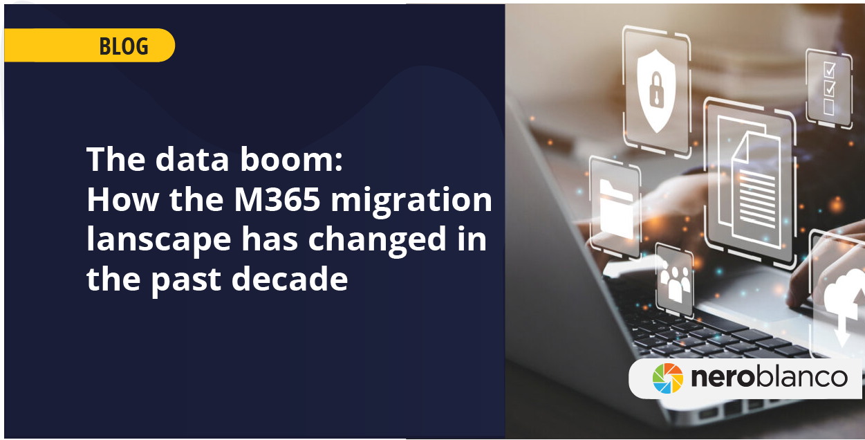 How Mailbox sizes and OneDrive data has exploded over the last 10 to 15 years - and the knock - on affect for Microsoft 365 Migrations