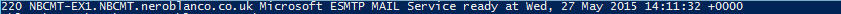 Sending TLS mail to Exchange from the command line