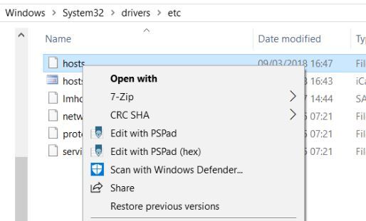 Add open with Notepad as Administrator