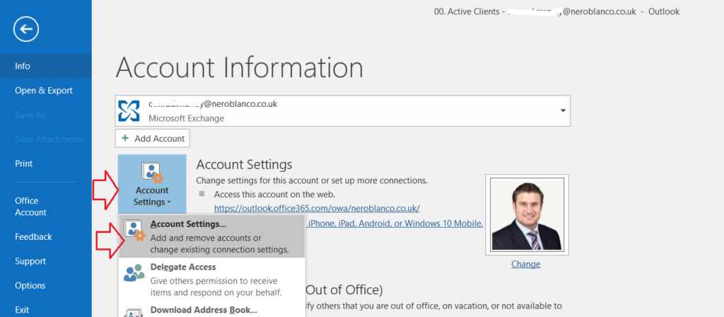 Accessing Shared Mailboxes - Nero Blanco IT Migration Specialists